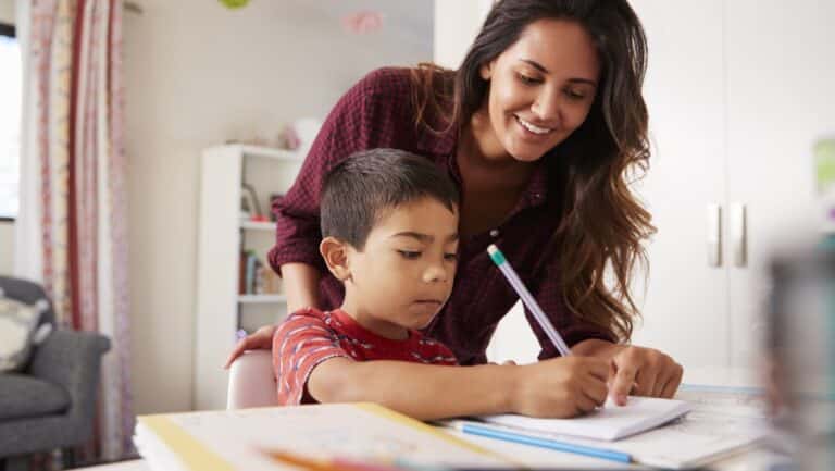 Devoirs à l'école primaire